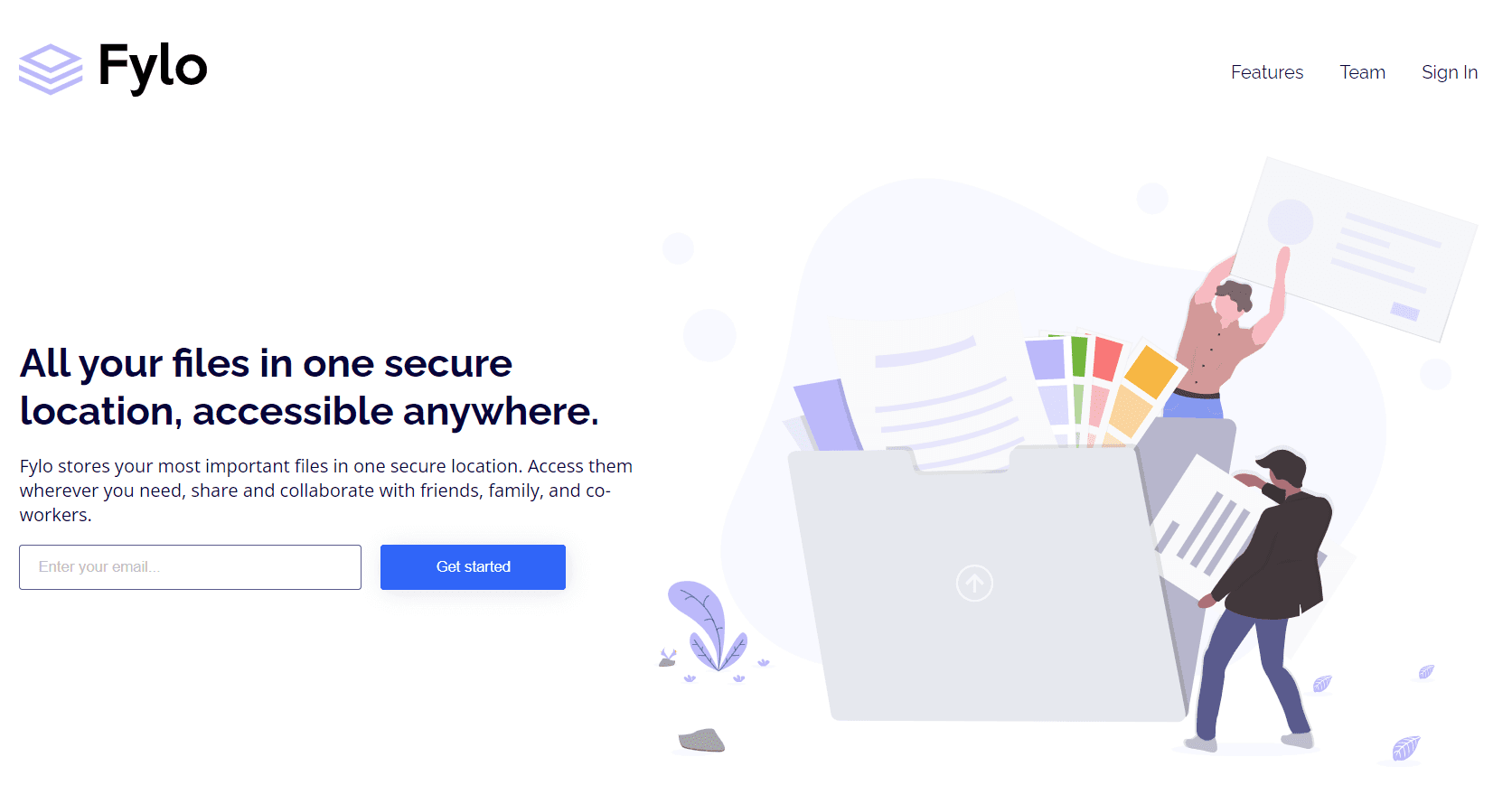 Fylo Landing Page