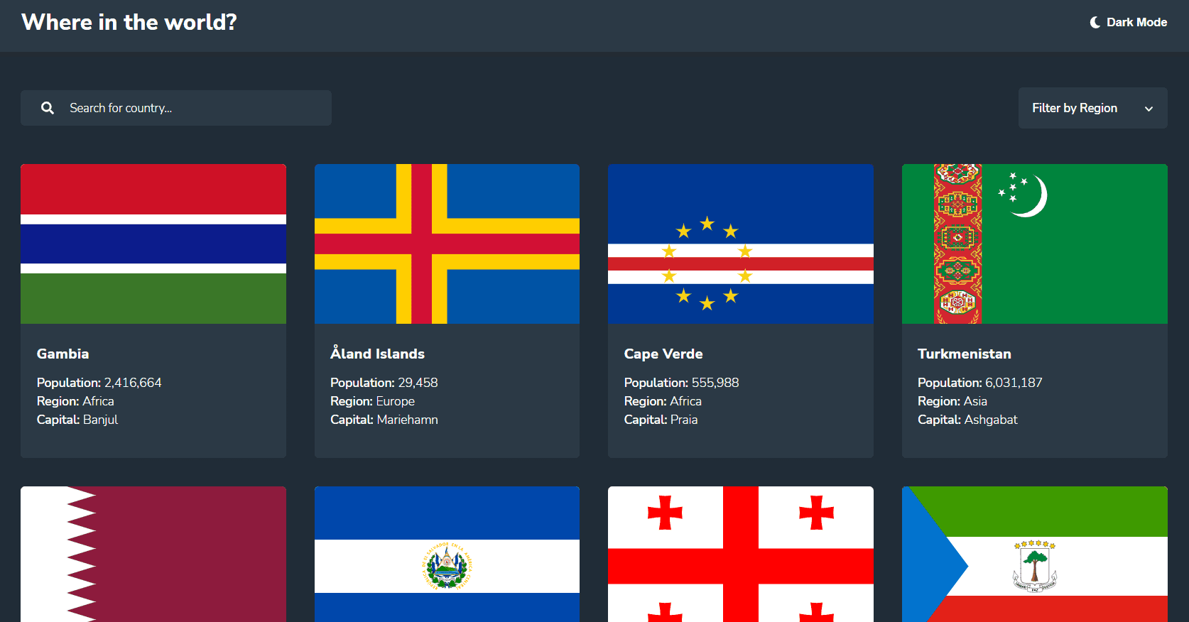 Countries Api